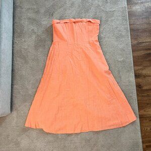 NWT Abercrombie Coral Midi Sundress